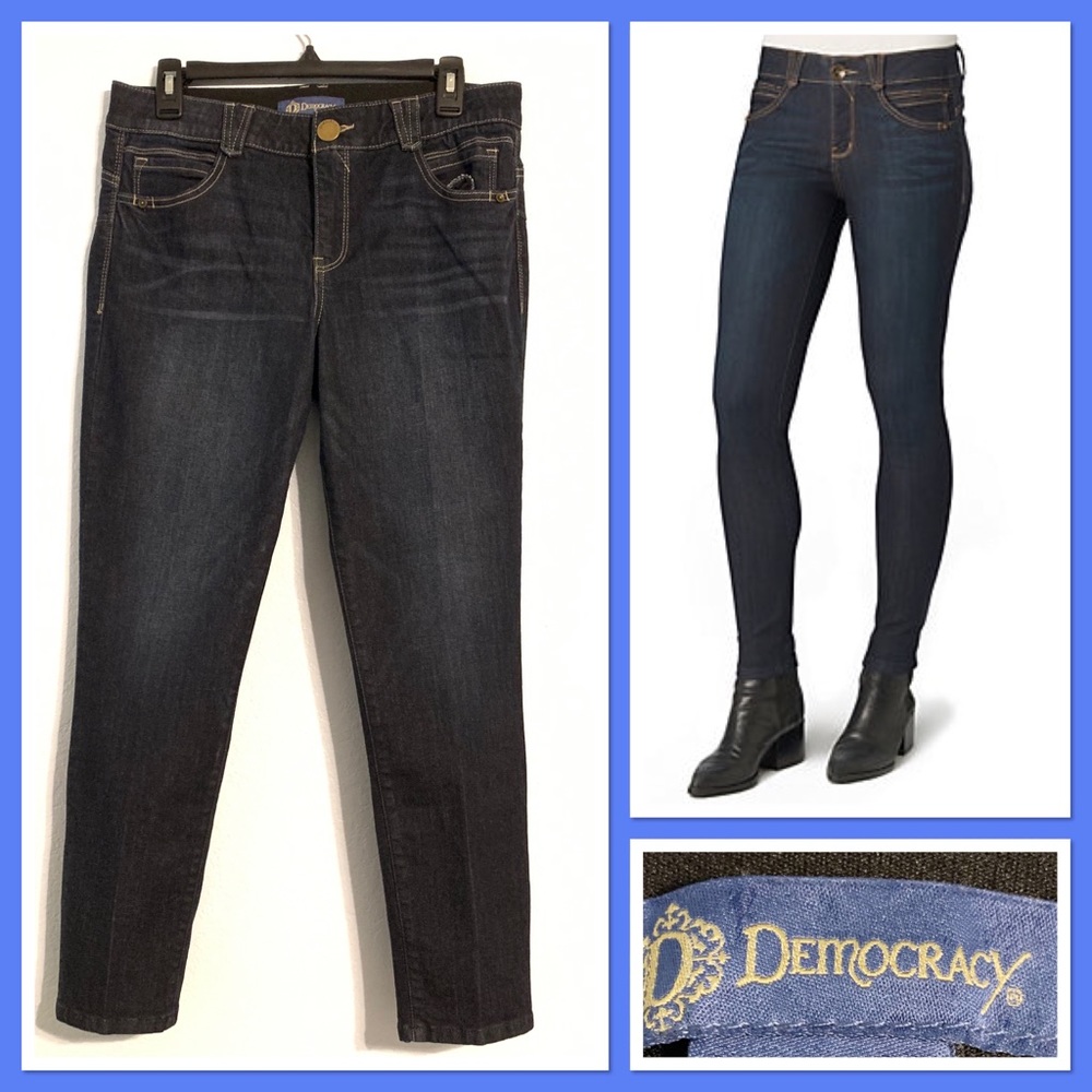 Democracy Absolution Skinny Ankle Jeans Dark Wash